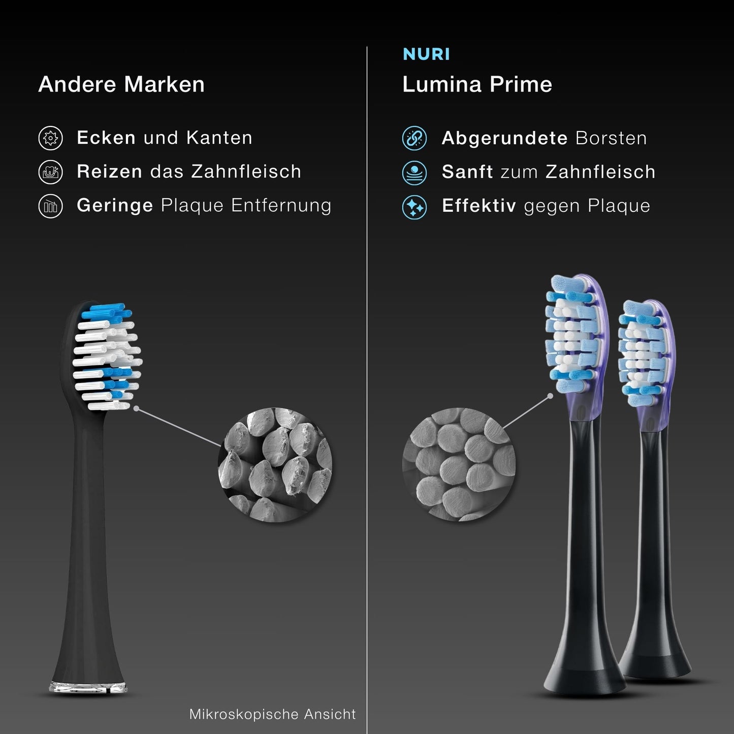 Lumina Prime Bürstenkopf Set